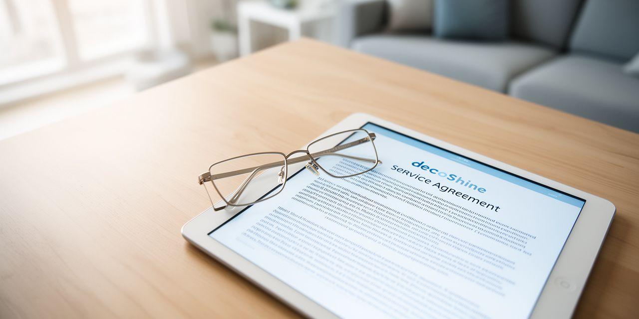 Documentación legal de servicios de limpieza